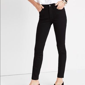 Madewell Modal Black Skinny Jeans